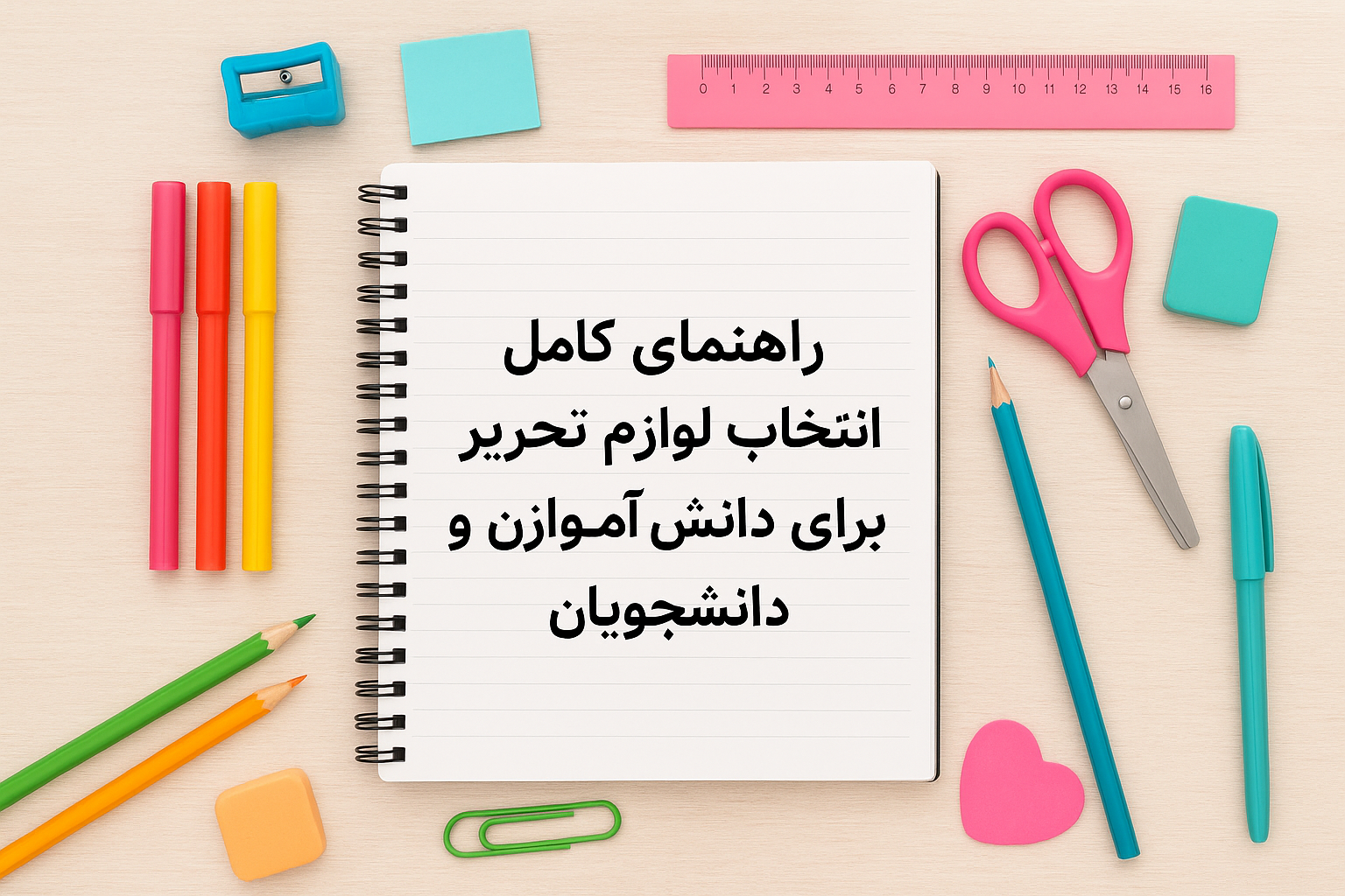راهنمای کامل انتخاب لوازم تحریر برای دانشآموزان و دانشجویان