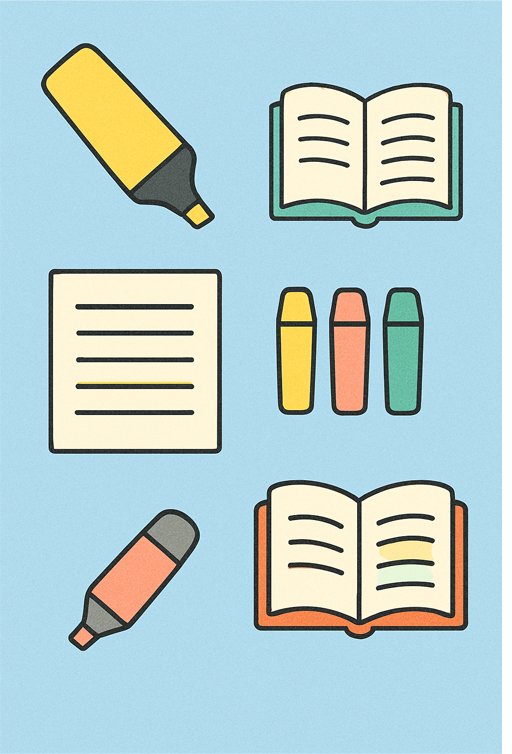 7 تکنیک حرفه‌ای هایلایت کردن برای مطالعه مؤثر