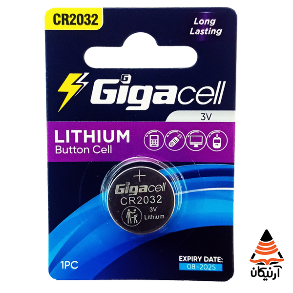 Gigacell باتری سکه ای 3v گیگاسل
